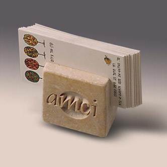 Stone Business Card Holder 